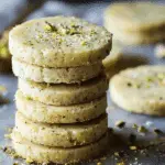 Pistachio Shortbread Cookies