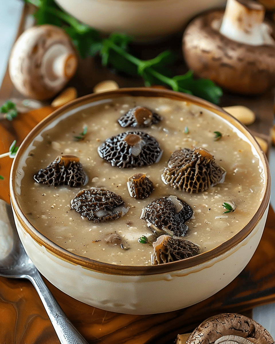 Quick Morel Mushroom Soup