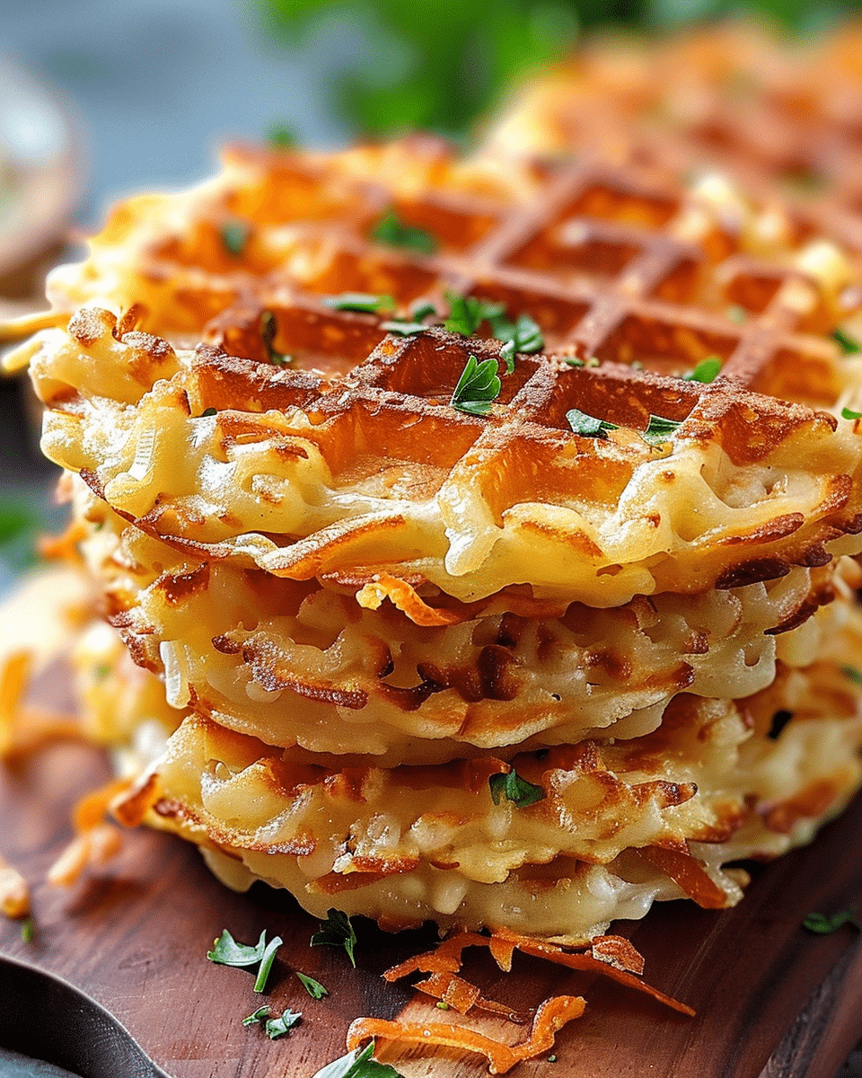 Savory Hashbrown Chaffle – Crispy, Cheesy & Low-Carb Breakfast or Snack