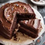 Single Layer Chocolate Cake