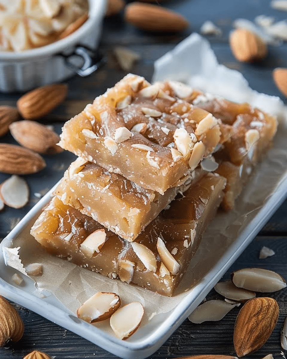 Almond Banket Bars