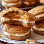 Apple Cider Whoopie Pie Cookies with Caramel Filling