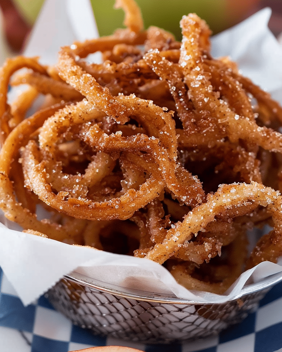 Apple Cinnamon Curly Fries