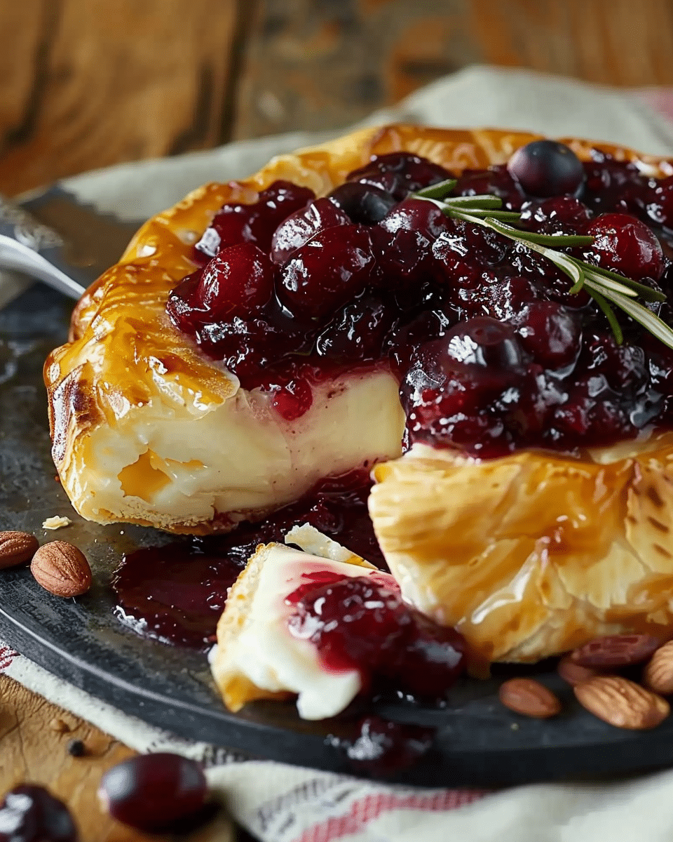 Baked Brie With Quick Cranberry Jam: An Incredible Essential Recipe
