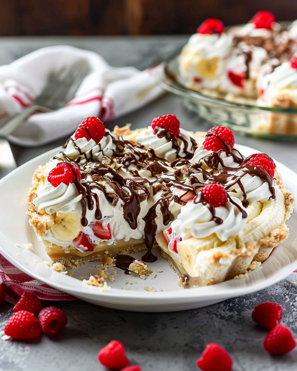 Banana Split Pie
