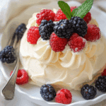 Bavarian Cream and Berries