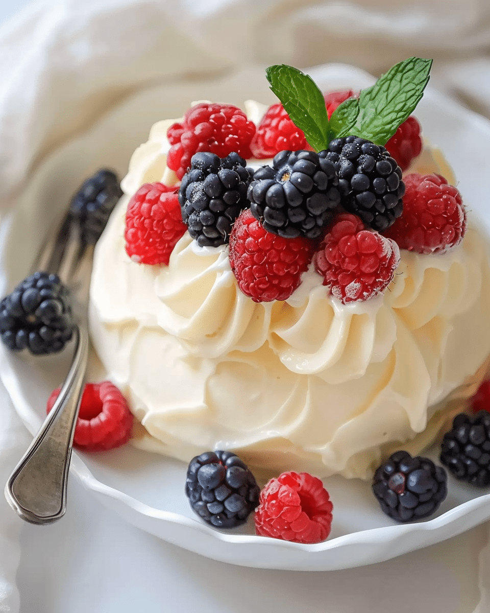 Bavarian Cream and Berries