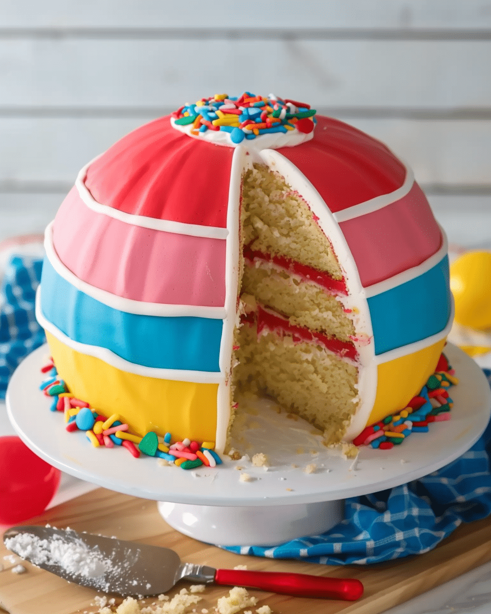 Beach Ball Cake Recipe
