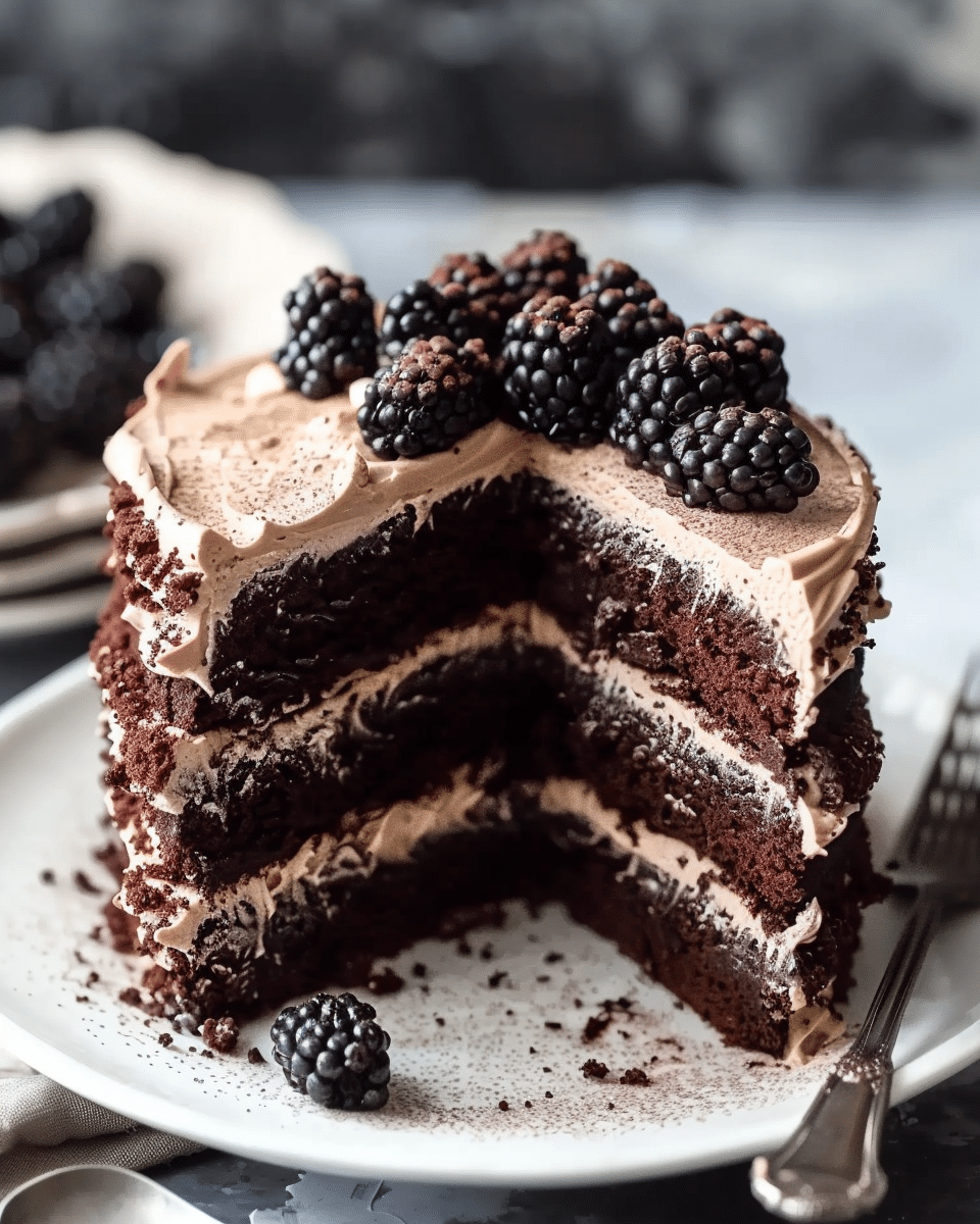 Black Cocoa Cake