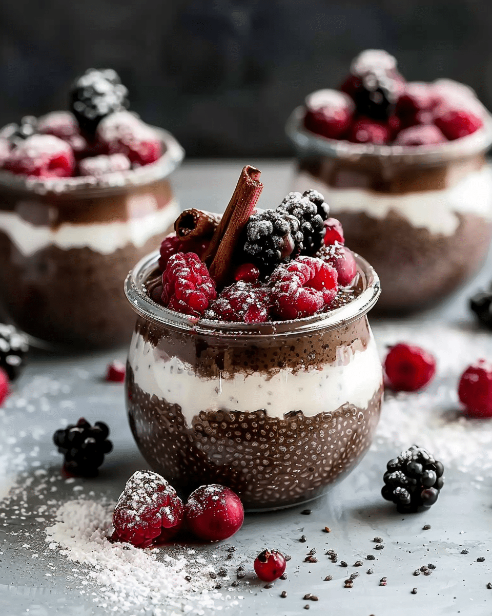 Black Forest Chia Pudding
