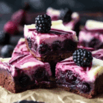 Blackberry Cheesecake Brownies