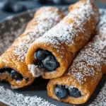 Blueberry French Toast Roll-Ups