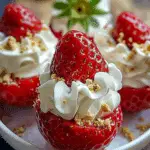 Cheesecake Stuffed Strawberries