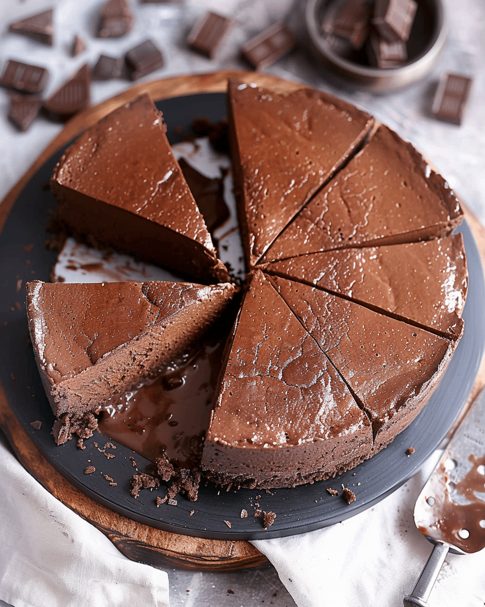 Chocolate Basque Cheesecake