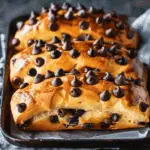 Chocolate Chip Vanilla Custard Brioches