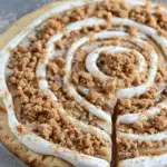 Cinnamon Crumb Dessert Pizza