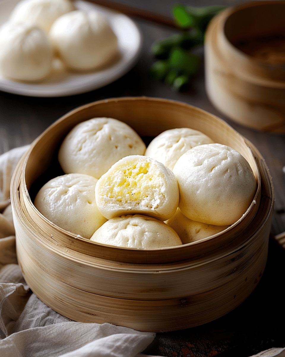 Dim Sum Steamed Custard Buns (Nai Wong Bao): A Delicious Comfort Food Classic
