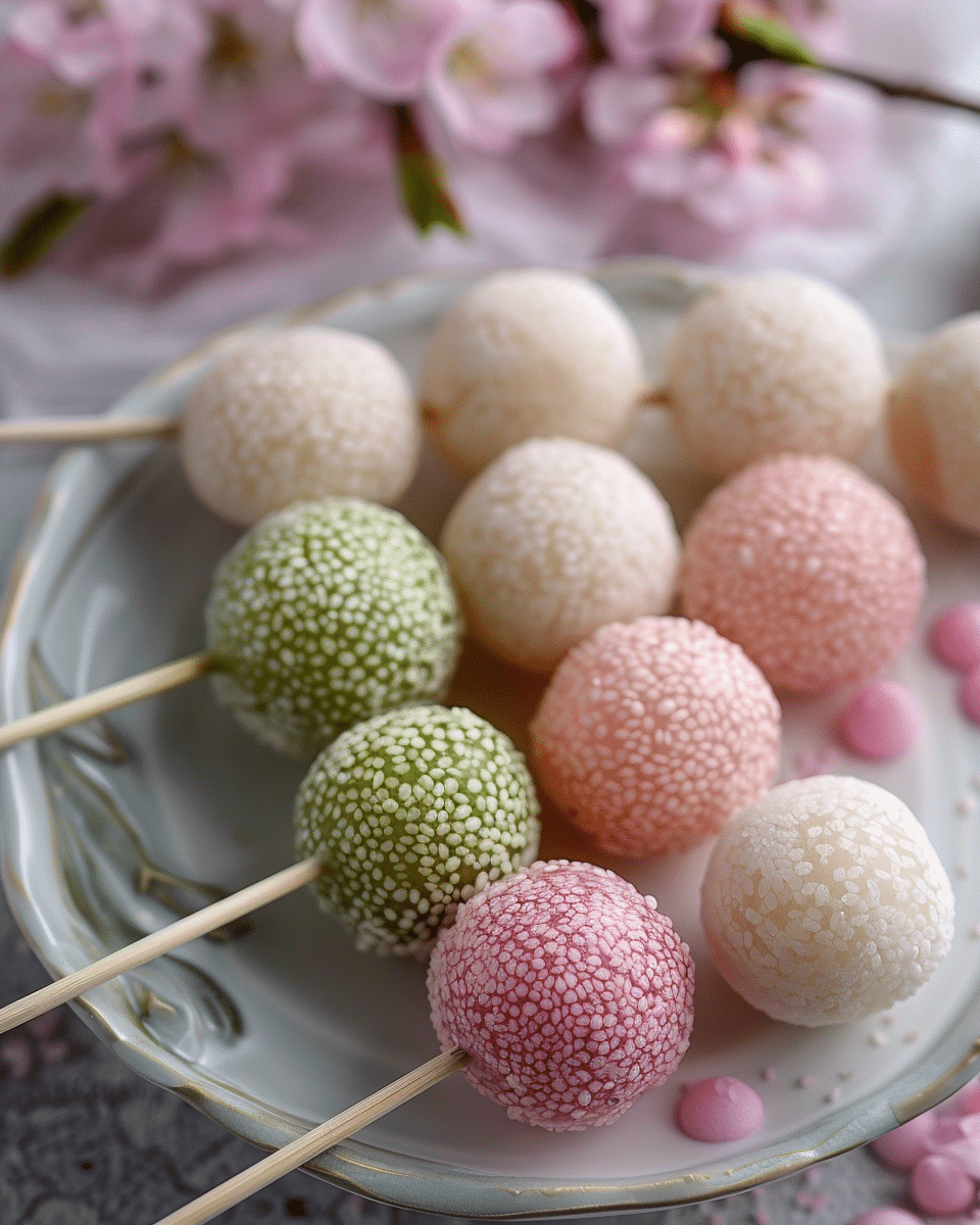 Easy Hanami Dango: A Sweet and Chewy Japanese Treat