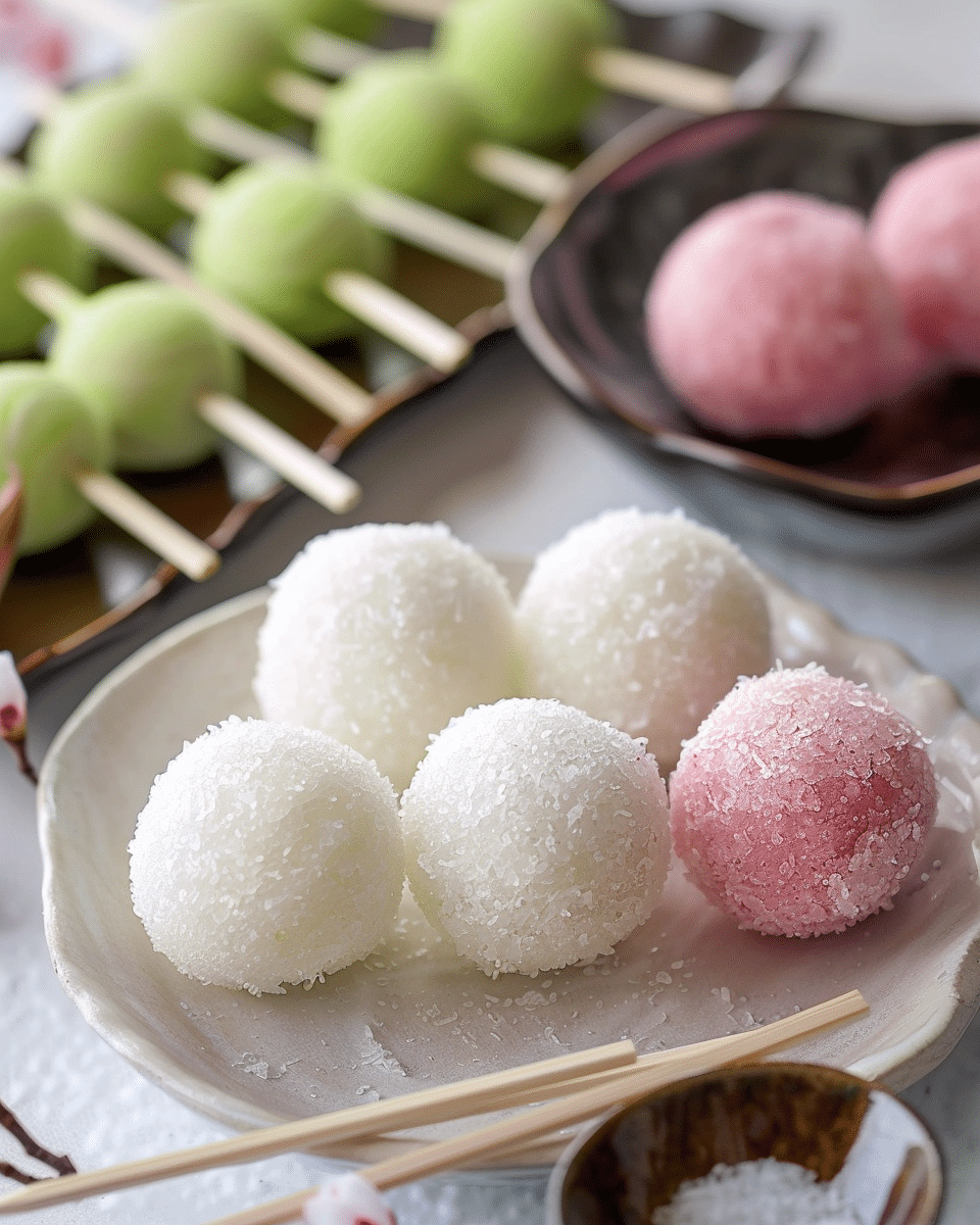 Easy Hanami Dango: A Sweet and Chewy Japanese Treat