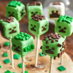 Minecraft Cake Pops Recipe