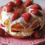 Glazed Doughnut Strawberry Shortcake