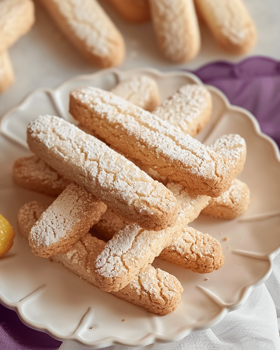 Homemade Ladyfinger Cookies