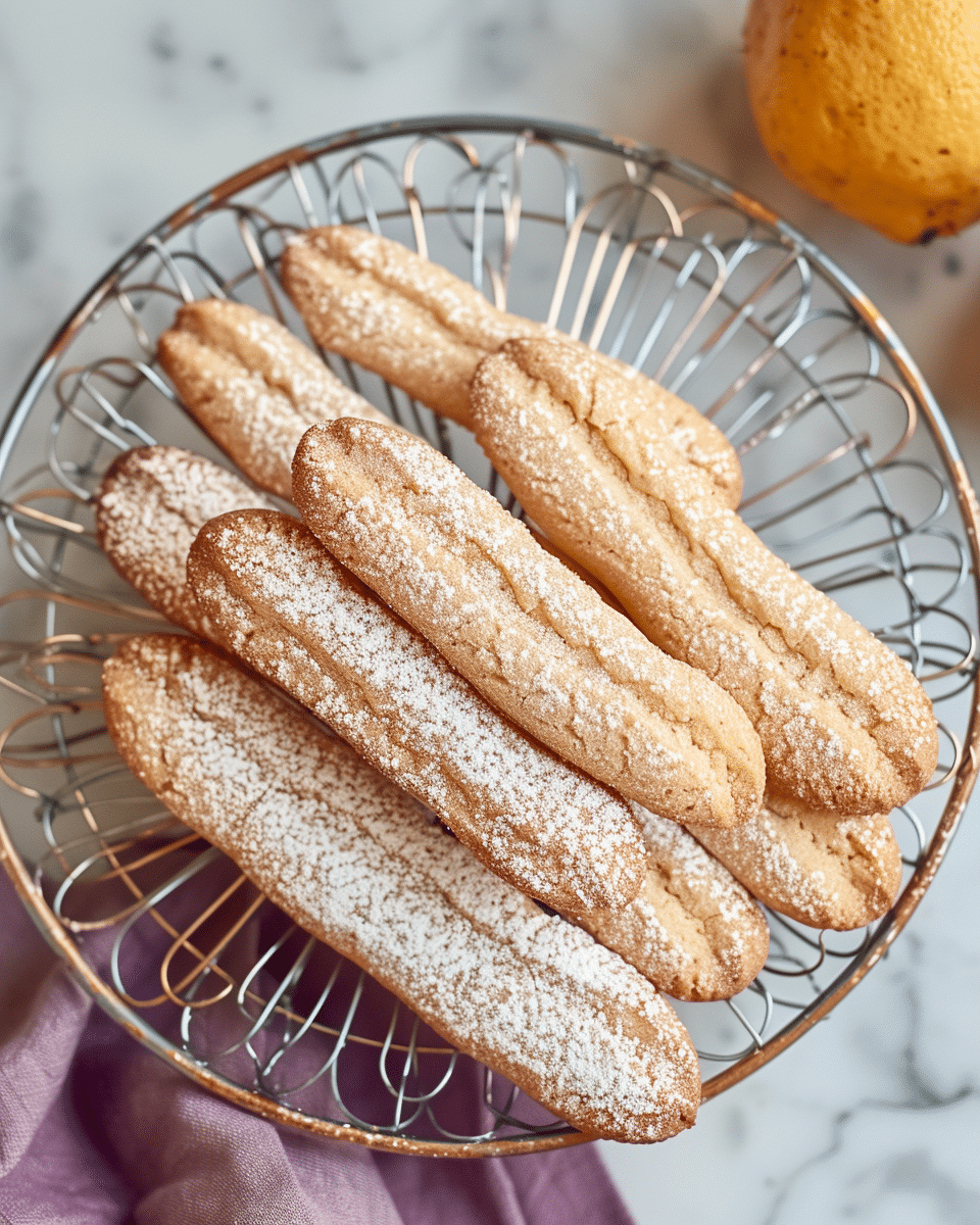 Homemade Ladyfinger Cookies