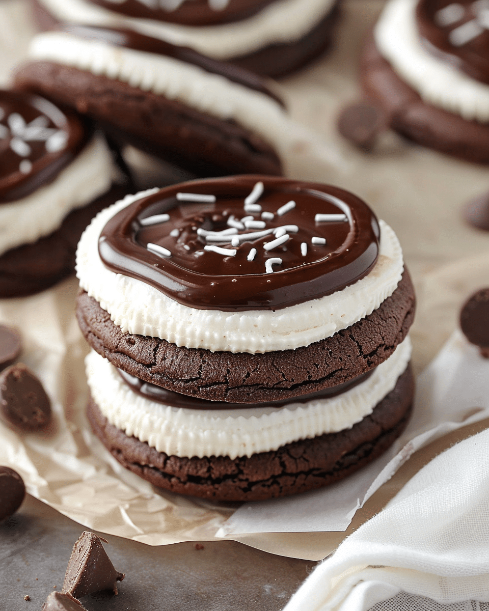 Easy Hostess Chocolate Cupcake Cookies