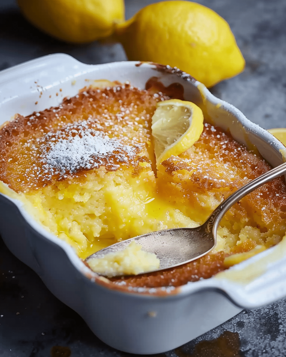 Jamie Oliver Self-Saucing Lemon Pudding