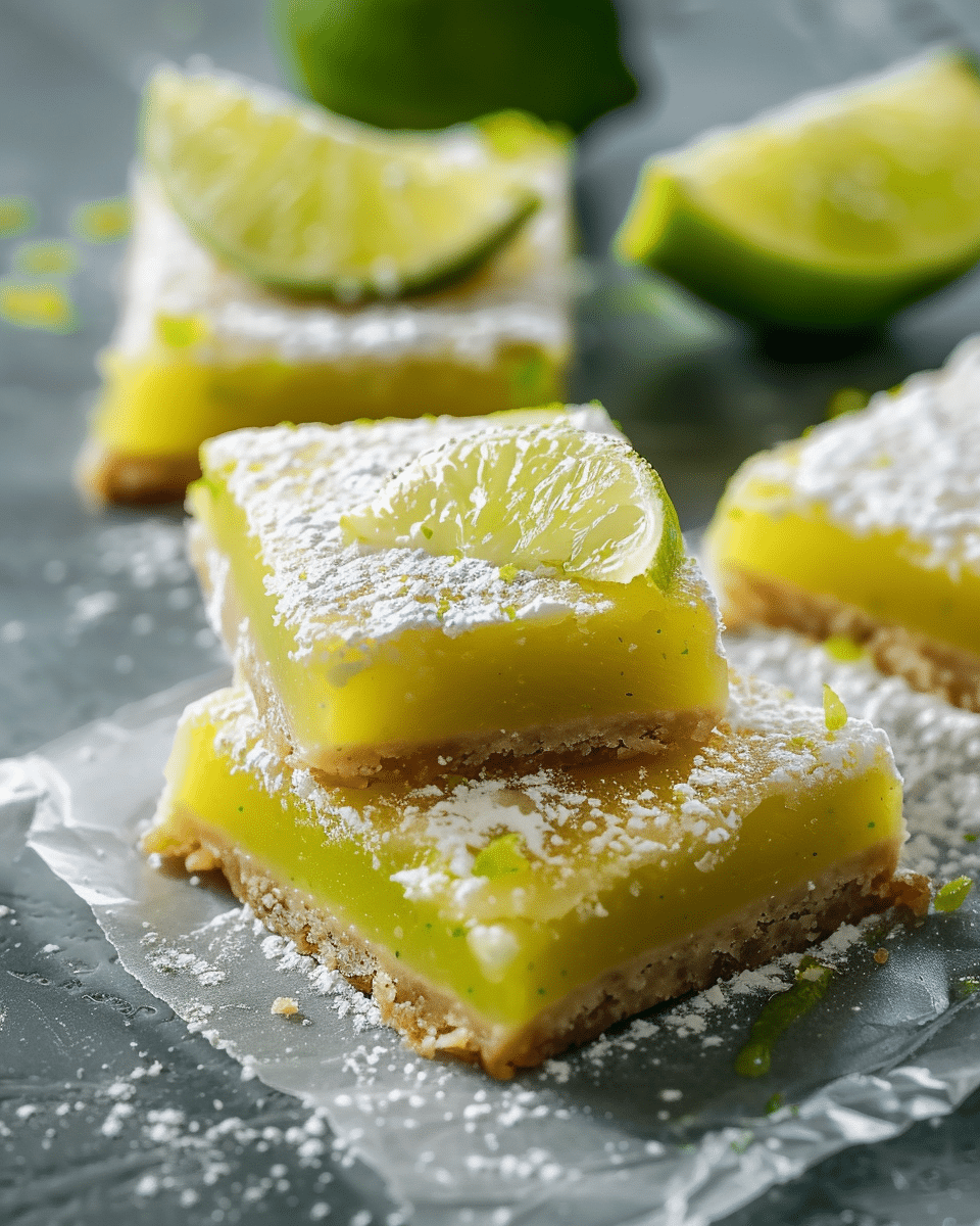 Lime Bars Recipe