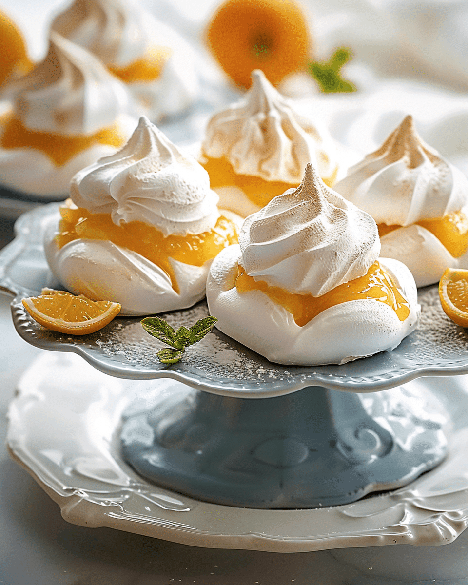 Meringues with Citrus Curd