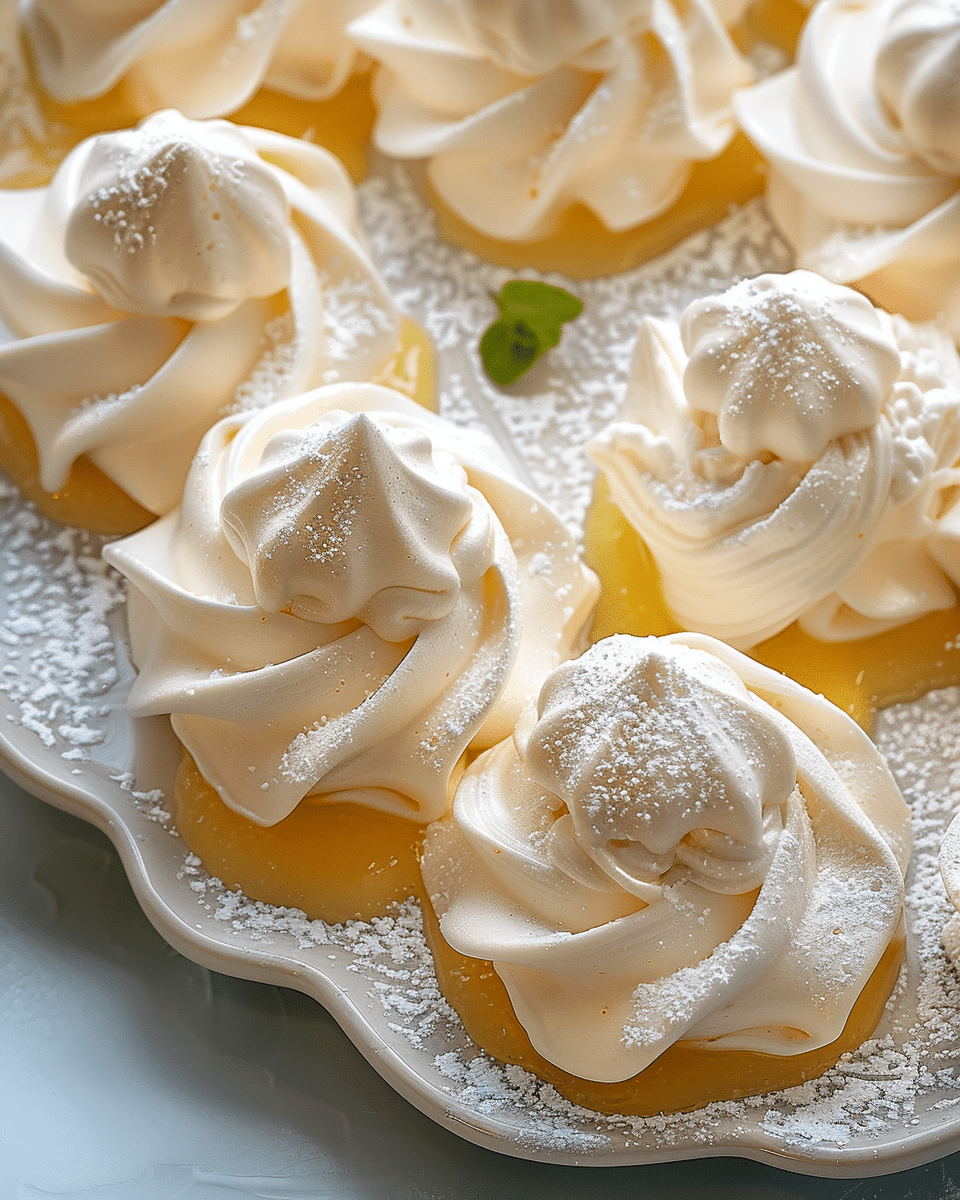 Meringues with Citrus Curd