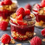Mini Mason Jar Summer Berry Crisps: An Incredible 7-Layer Delight