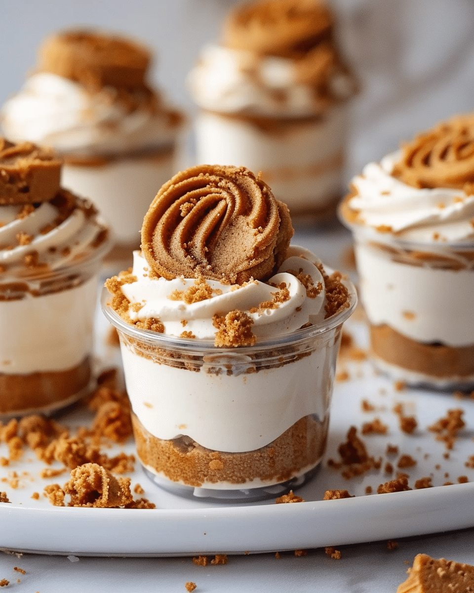 No-Bake Biscoff Cheesecake Cups