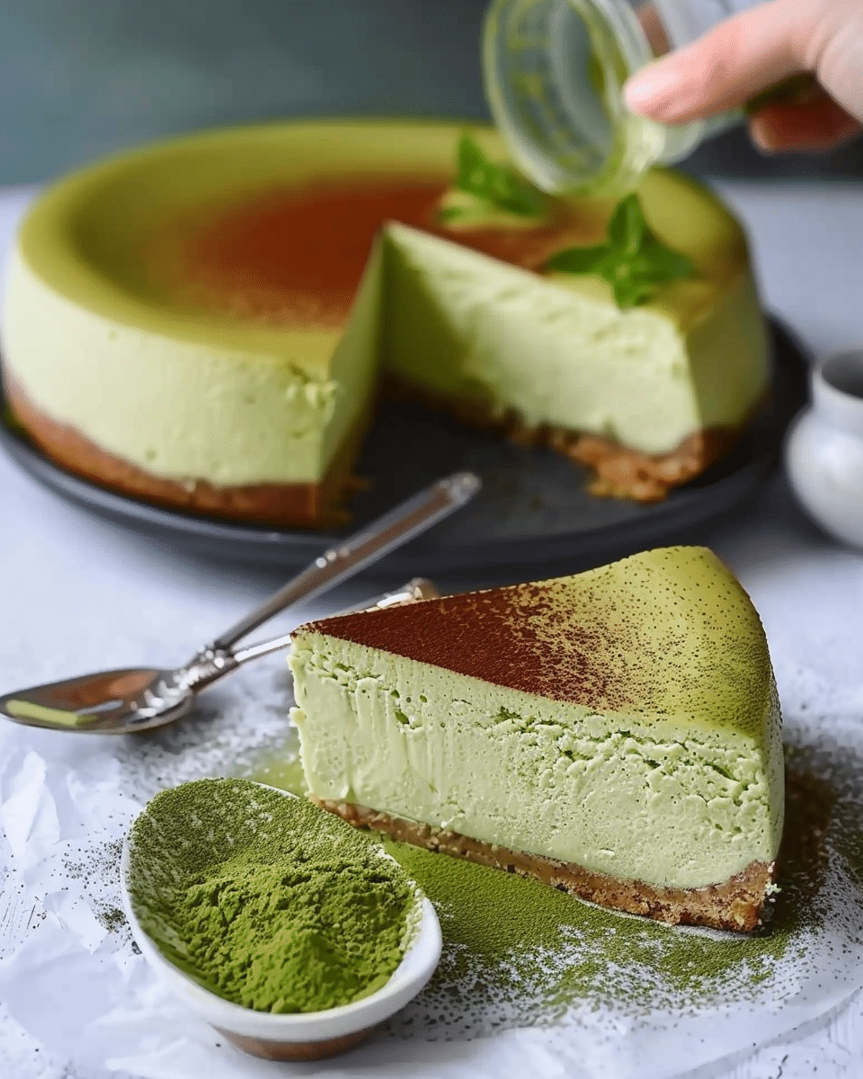 Original Matcha Japanese Cheesecake: A Deliciously Light Twist on a Classic