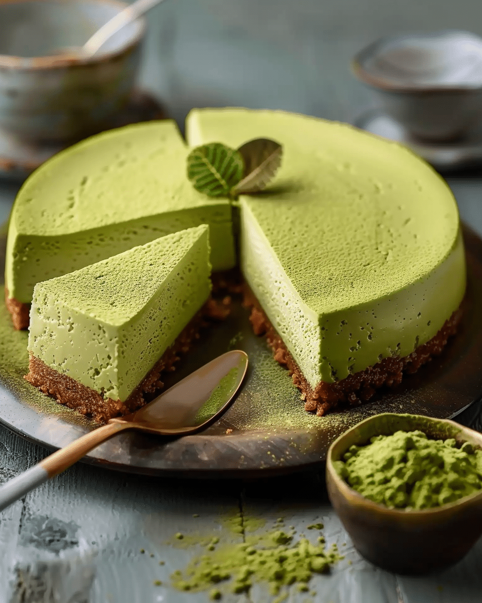 Original Matcha Japanese Cheesecake: A Deliciously Light Twist on a Classic