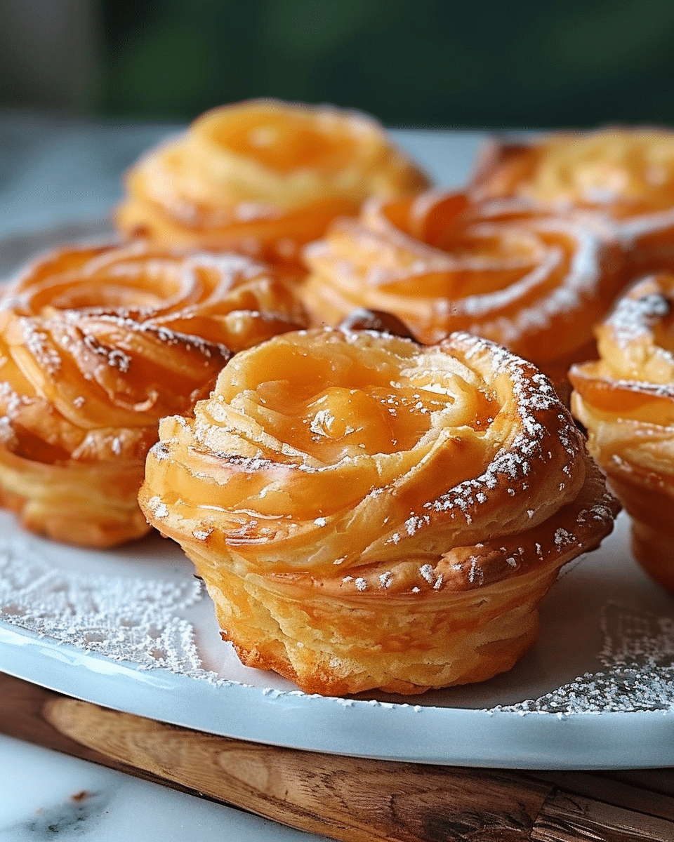 Peach Pie Cruffins Recipe