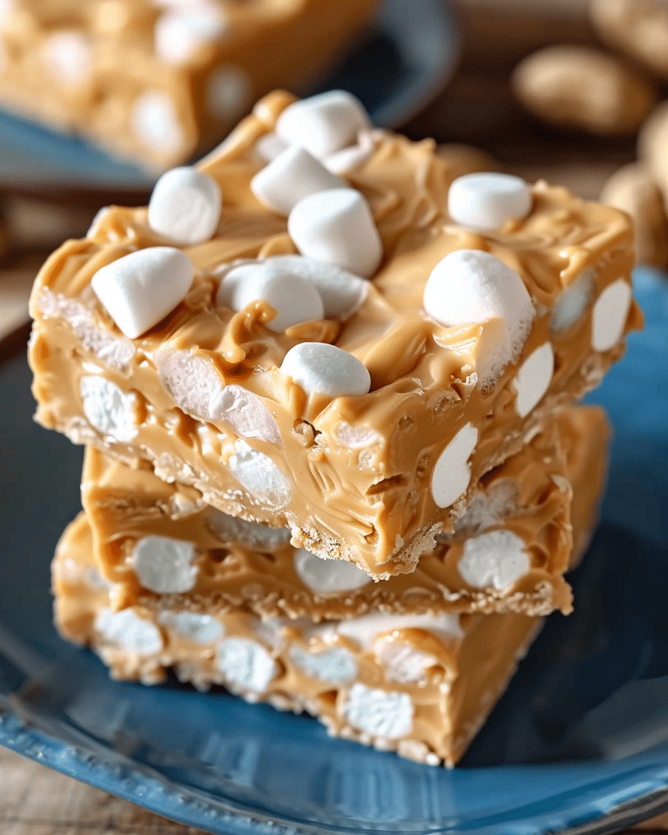 Peanut Butter Marshmallow Squares