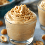 Peanut Butter Mousse with Crunchy Peanuts