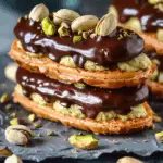 Pistachio Chocolate Éclair Towers