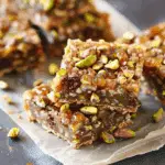 Pistachio Date Bars
