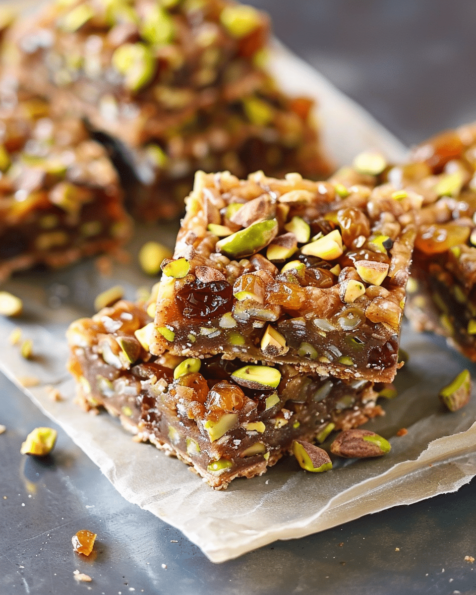 Pistachio Date Bars