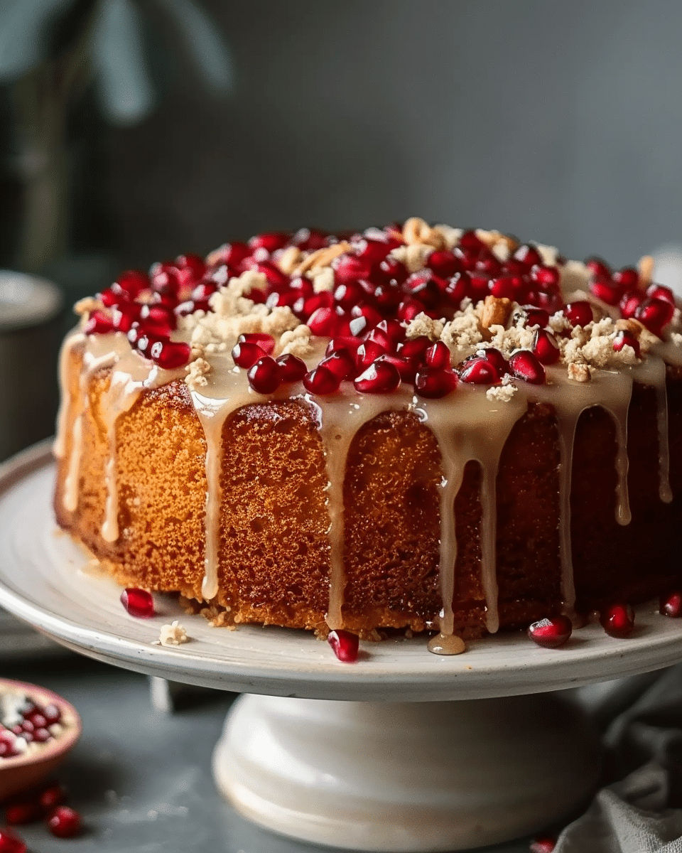 Pomegranate and Honey Cake