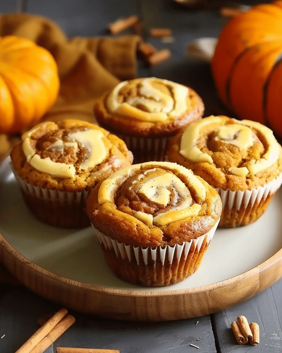 Pumpkin Cheesecake Swirl Muffins: Easy Fall Dessert Idea