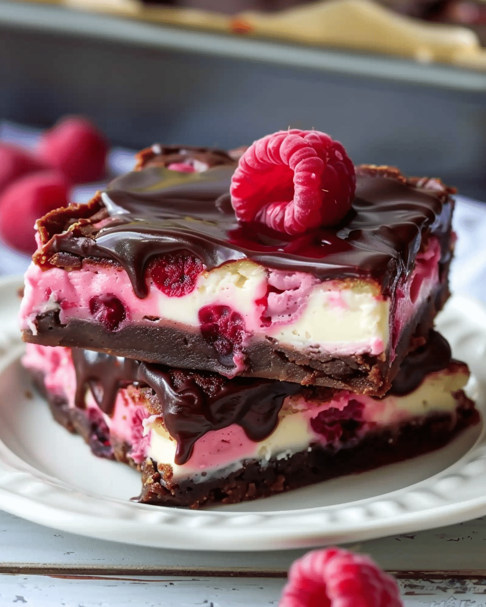 Raspberry Cheesecake Brownies Recipe