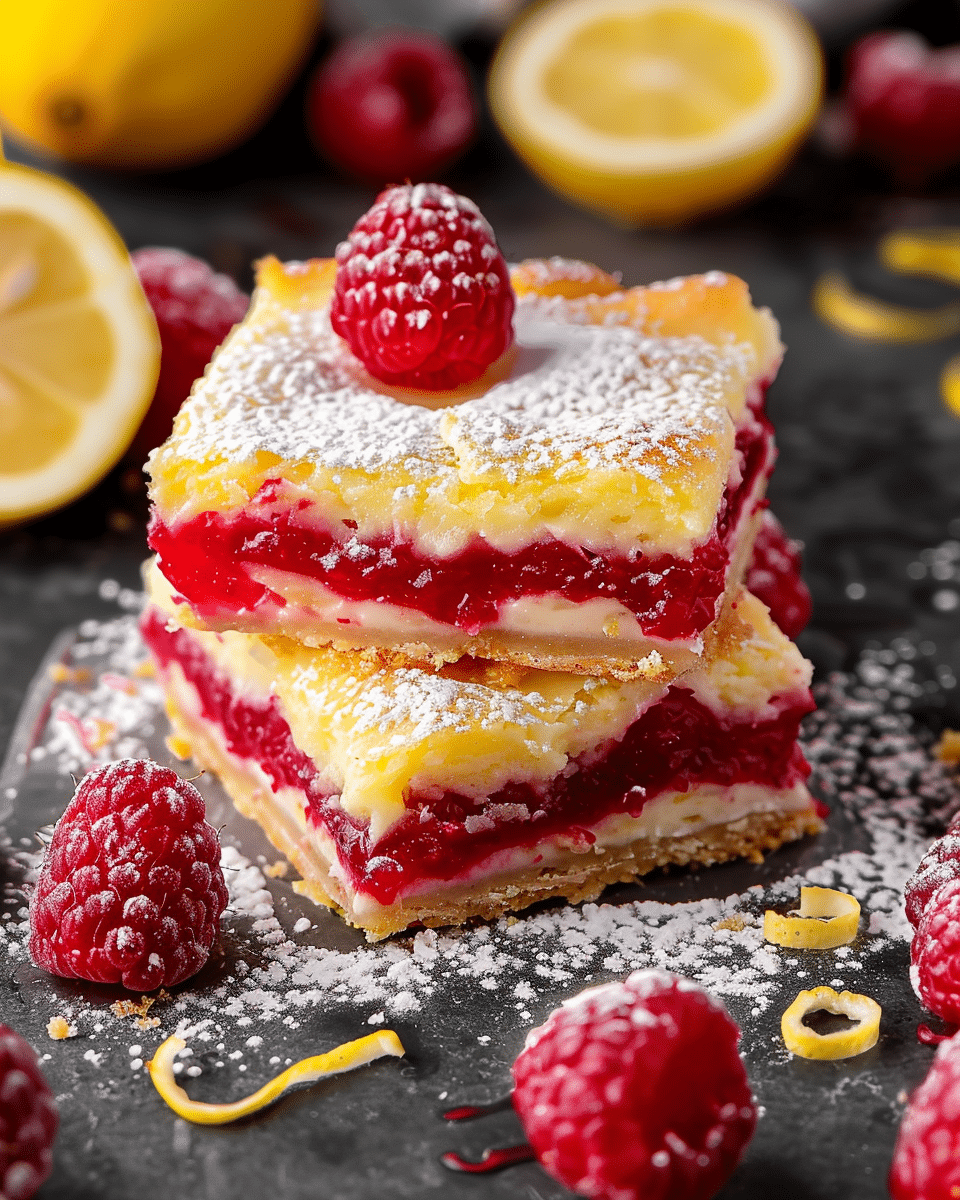 Raspberry Lemon Bars