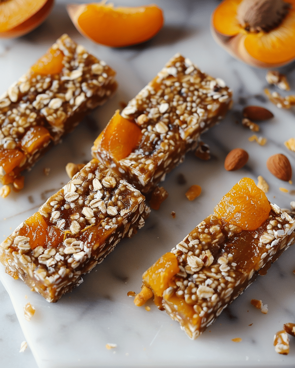 Raw Apricot + Ginger Energy Bars