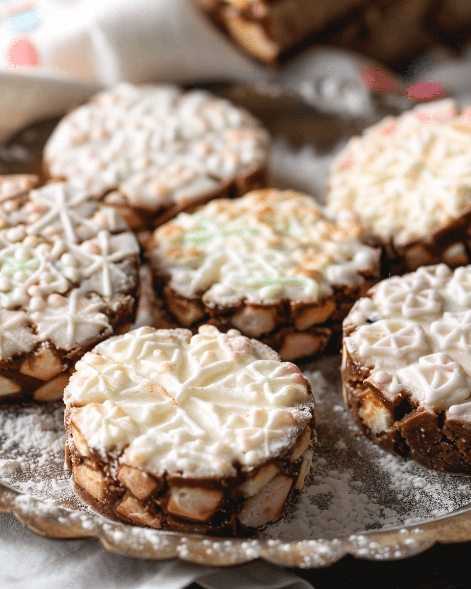 Salted Pretzel Church Window Cookies