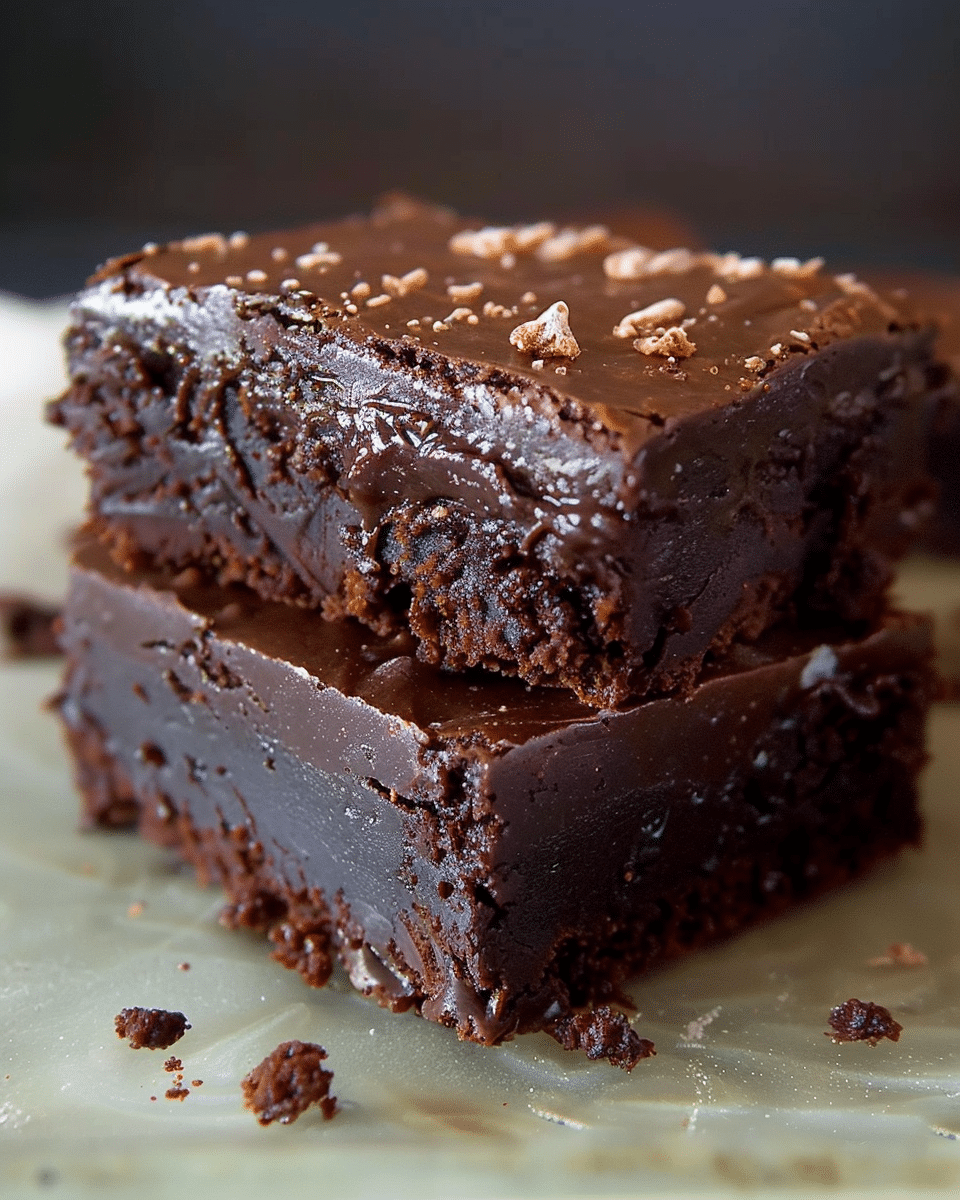 Scrumptious Frosted Fudgy Brownies