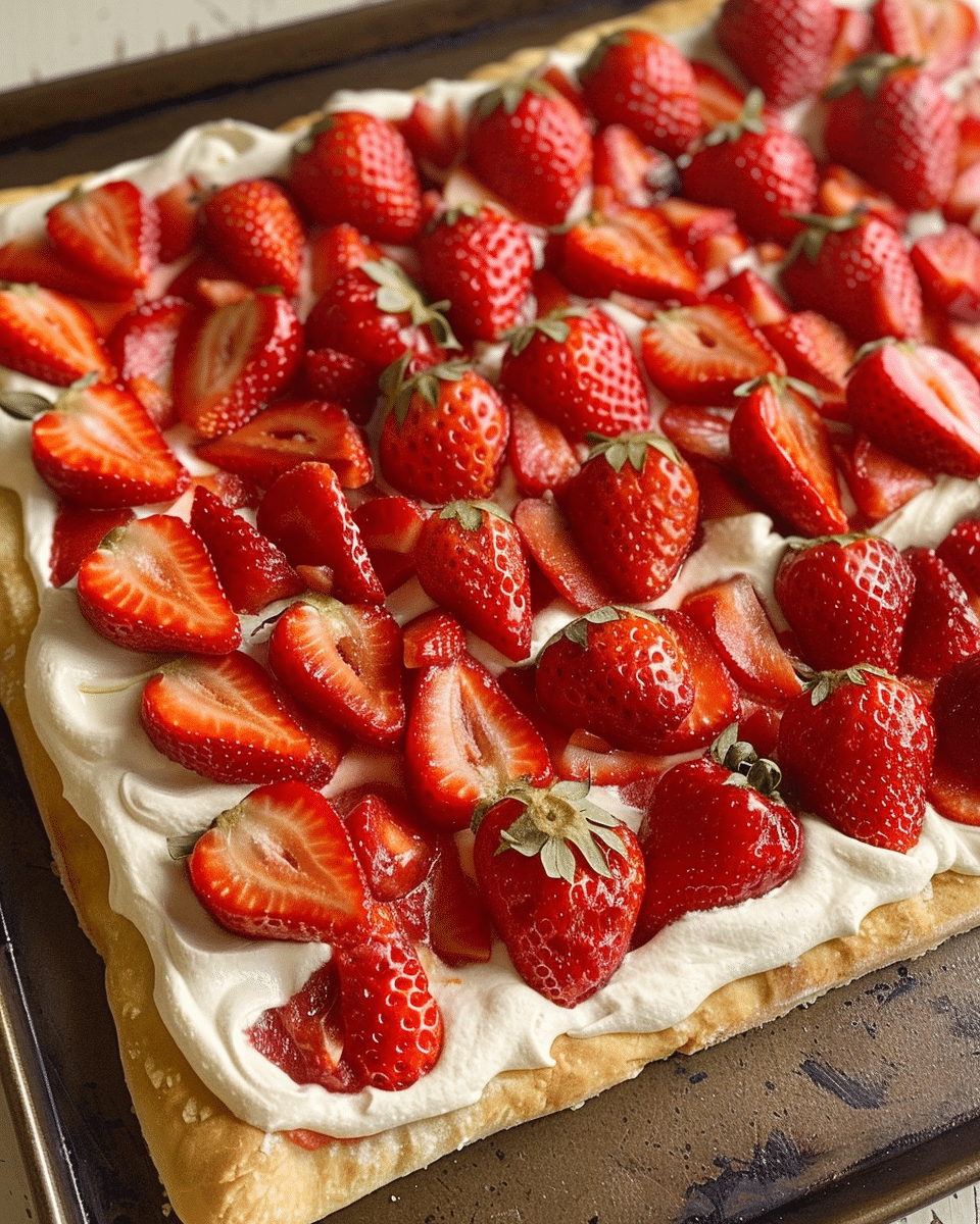 Strawberry Pizza: A Sweet, Fruity Dessert Delight